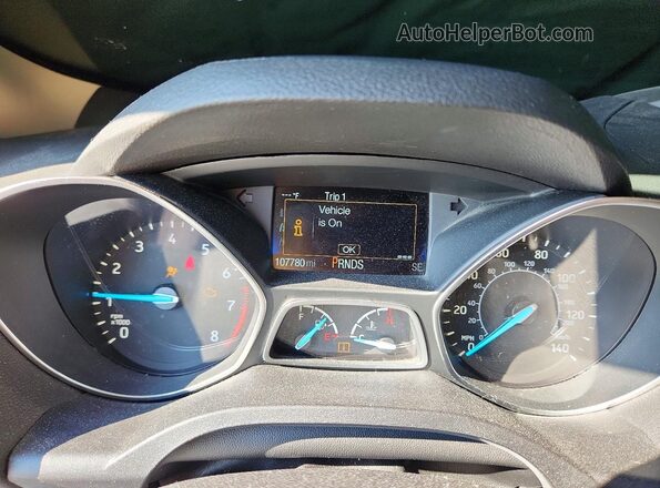 1FMCU0F76JUA85079 2018 FORD ESCAPE Blue Widok zestawu wskaźników