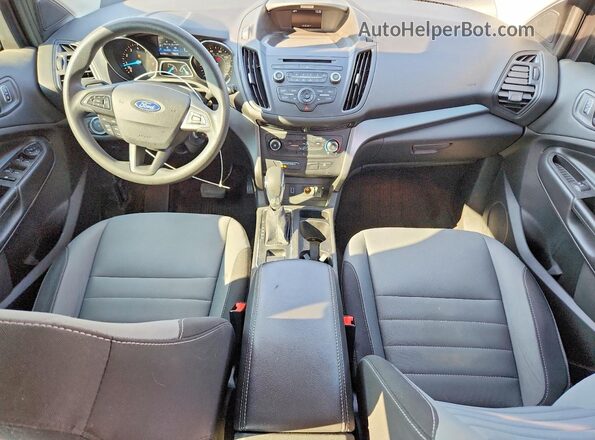 1FMCU0F76JUA85079 2018 FORD ESCAPE Blue Widok deski rozdzielczej