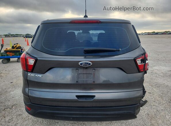 1FMCU0F76KUA34196 2019 FORD ESCAPE Gray უკანა ხედი