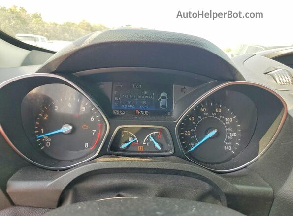 1FMCU0F76KUA62824 2019 FORD ESCAPE Silver Vista del cuadro de instrumentos