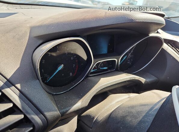 1FMCU0F76KUB86639 2019 FORD ESCAPE White Вид щитка приладів
