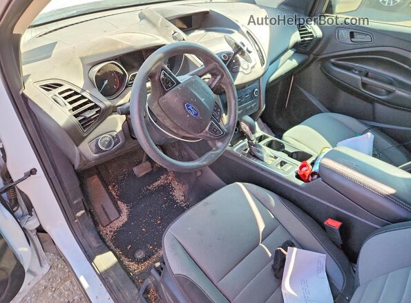 1FMCU0F76KUB86639 2019 FORD ESCAPE White Вид панелі приладів