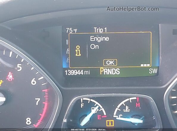 1FMCU0F77HUB16107 2017 FORD ESCAPE Black 