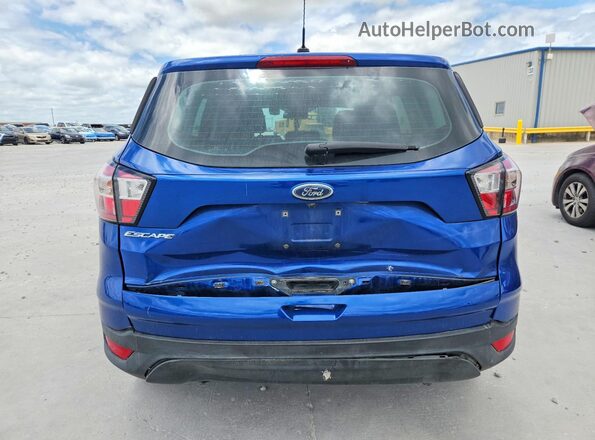 1FMCU0F77HUE23244 2017 FORD ESCAPE Blue უკანა ხედი