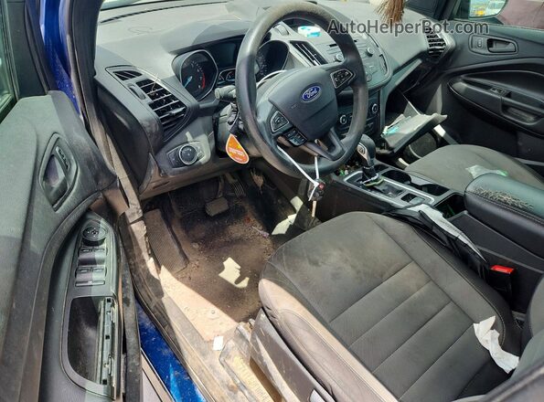 1FMCU0F77HUE23244 2017 FORD ESCAPE Blue წინა პანელის ხედი