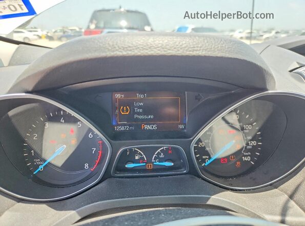 1FMCU0F77JUB83179 2018 FORD ESCAPE Серебряный Вид щитка приборов
