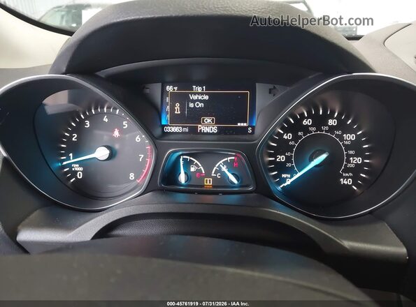 1FMCU0F77JUD08424 2018 FORD ESCAPE White Widok tylnych siedzeń