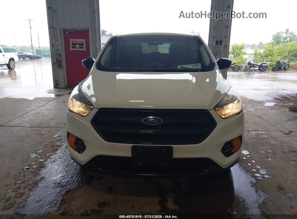 1FMCU0F77JUD08424 2018 FORD ESCAPE White Widok zestawu wskaźników