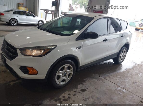 1FMCU0F77JUD08424 2018 FORD ESCAPE White Przód lewy