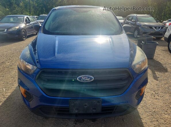 1FMCU0F77JUD10965 2018 FORD ESCAPE Синий Вид спереди