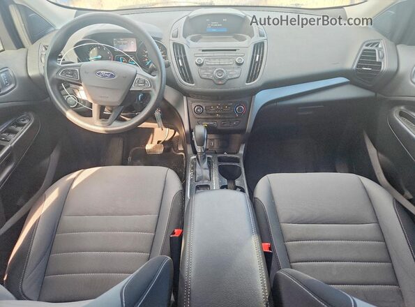 1FMCU0F77JUD10965 2018 FORD ESCAPE Синий Вид панели приборов
