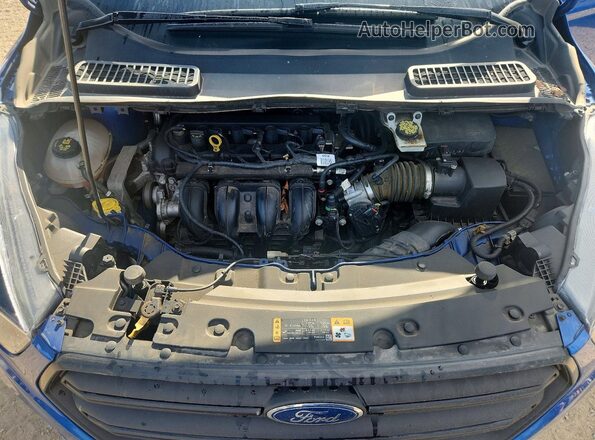 1FMCU0F77JUD10965 2018 FORD ESCAPE Синий Вид подкапотного пространства