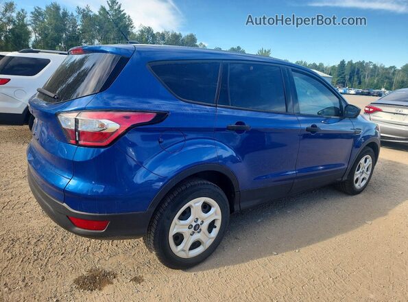 1FMCU0F77JUD10965 2018 FORD ESCAPE Синий Задняя правая четверть