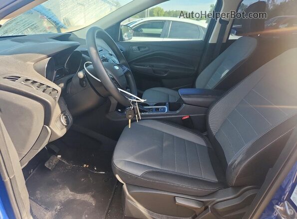 1FMCU0F77JUD10965 2018 FORD ESCAPE Синий Вид салона спереди