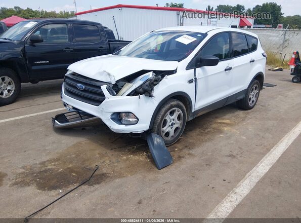 1FMCU0F78HUA25184 2017 FORD ESCAPE White Front left