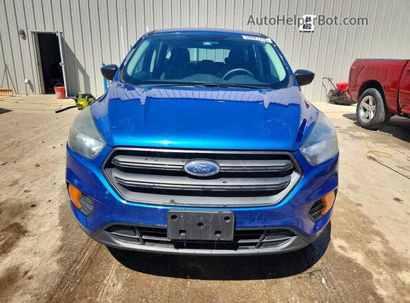 1FMCU0F78JUA09444 2018 FORD ESCAPE Blue Vista frontal