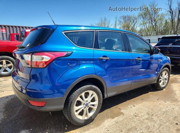 1FMCU0F78JUA09444 2018 FORD ESCAPE Blue Trasero derecho