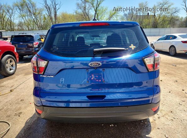 1FMCU0F78JUA09444 2018 FORD ESCAPE Blue Vista trasera