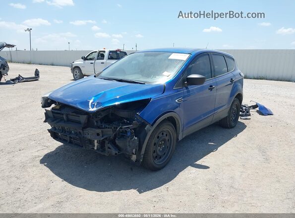 1FMCU0F78JUC33457 2018 FORD ESCAPE Blue Front left
