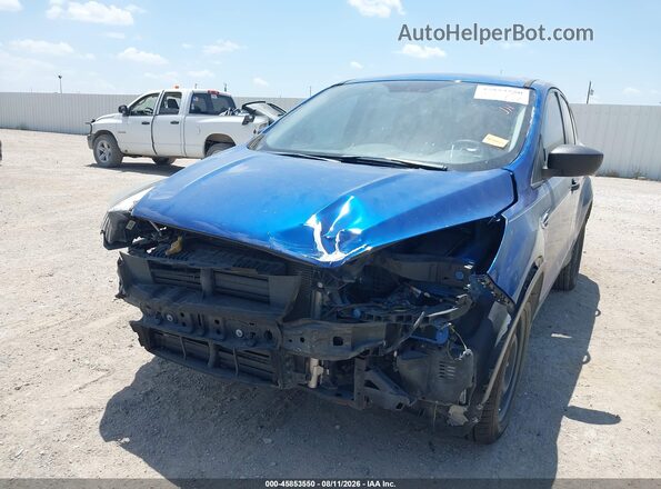 1FMCU0F78JUC33457 2018 FORD ESCAPE Blue Front view