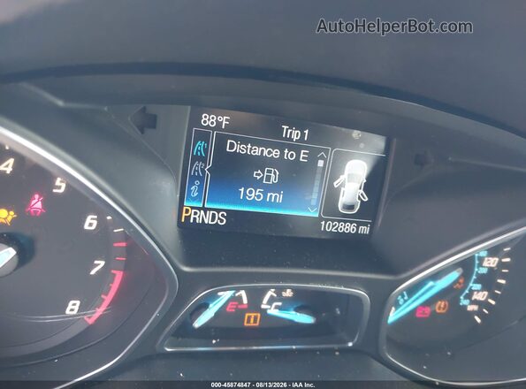 1FMCU0F79GUB36437 2016 FORD ESCAPE Silver Widok tylnych siedzeń