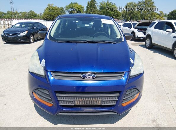 1FMCU0F79GUC58554 2016 FORD ESCAPE Blue Front view