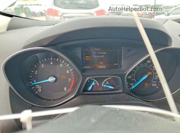 1FMCU0F79HUA23038 2017 FORD ESCAPE Silver ხელსაწყოთა პანელის ხედი