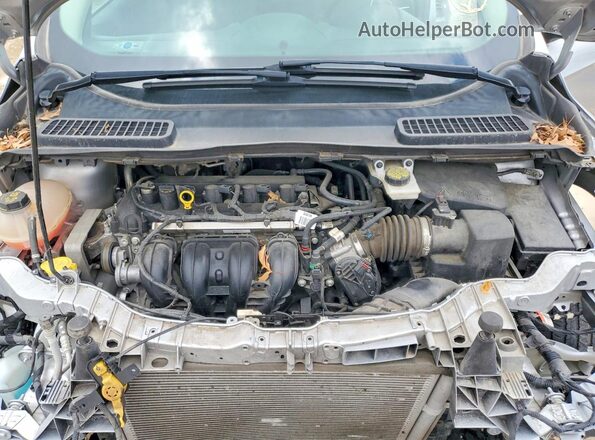 1FMCU0F79HUA23038 2017 FORD ESCAPE Silver ძრავის განყოფილების ხედი