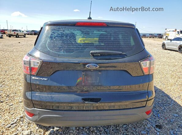 1FMCU0F79HUB01754 2017 FORD ESCAPE Black Rear view