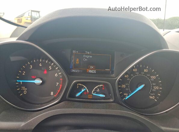 1FMCU0F79HUB19641 2017 FORD ESCAPE White Սարքավորումների վահանակի տեսք