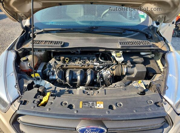 1FMCU0F79HUC59785 2017 FORD ESCAPE Tan Vista del compartimento del motor