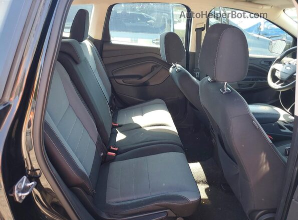 1FMCU0F79HUC83875 2017 FORD ESCAPE Black Вид задніх сидінь