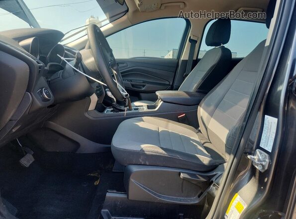 1FMCU0F79HUE21236 2017 FORD ESCAPE Charcoal Front interior view