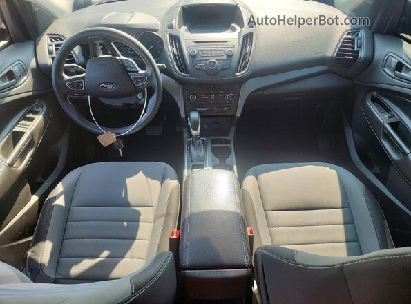 1FMCU0F79HUE21236 2017 FORD ESCAPE Charcoal Dashboard view