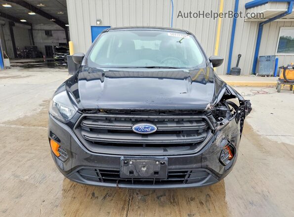 1FMCU0F79JUD04553 2018 FORD ESCAPE Черный Вид спереди