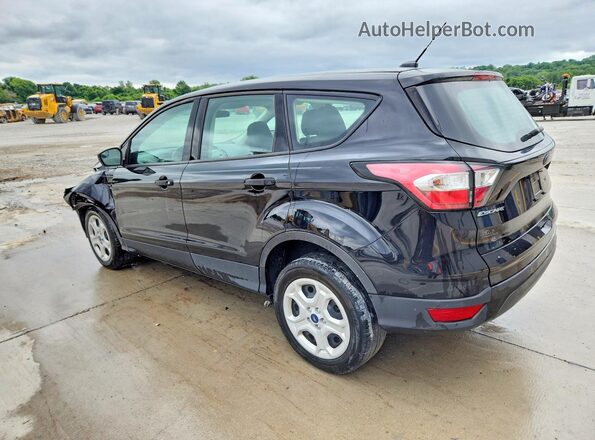 1FMCU0F79JUD04553 2018 FORD ESCAPE Черный Задняя левая четверть