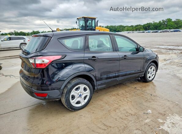 1FMCU0F79JUD04553 2018 FORD ESCAPE Черный Задняя правая четверть
