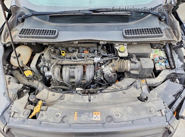 1FMCU0F79JUD04553 2018 FORD ESCAPE Черный Вид задней части салона