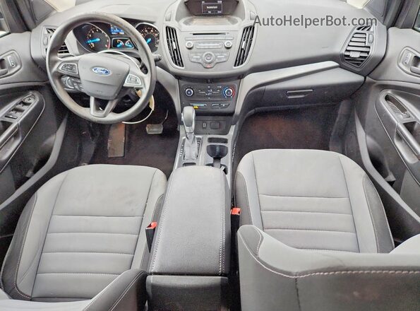 1FMCU0F79JUD04553 2018 FORD ESCAPE Черный Вид панели приборов