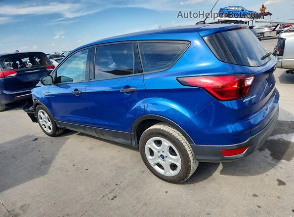 1FMCU0F79KUB95268 2019 FORD ESCAPE Синий Передняя правая четверть