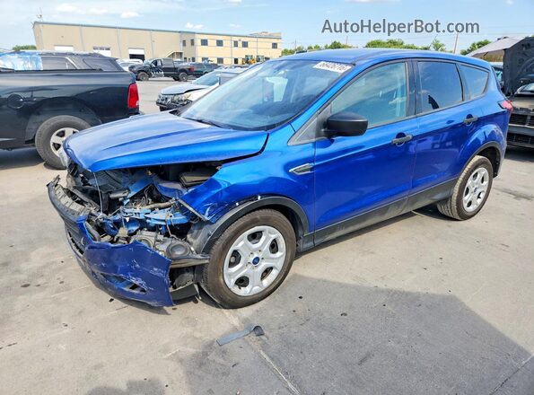1FMCU0F79KUB95268 2019 FORD ESCAPE Синий Задняя левая четверть