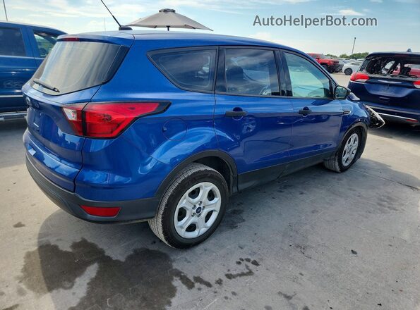 1FMCU0F79KUB95268 2019 FORD ESCAPE Синий Вид спереди