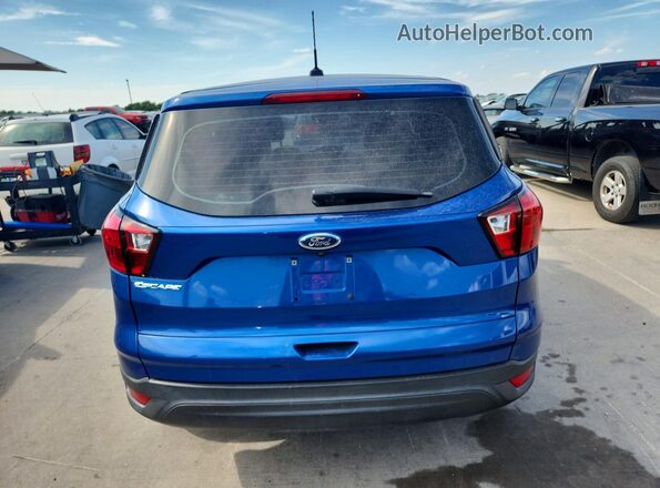 1FMCU0F79KUB95268 2019 FORD ESCAPE Синий Вид задней части салона