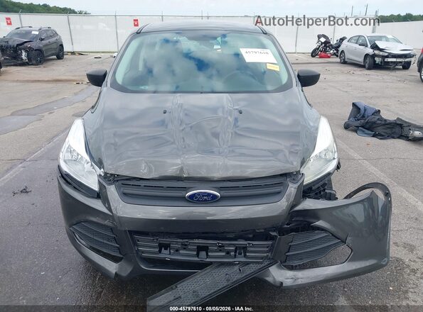 1FMCU0F7XGUC38667 2016 FORD ESCAPE Gray Widok wnętrza z tyłu