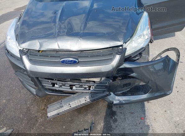 1FMCU0F7XGUC38667 2016 FORD ESCAPE Gray Widok z przodu