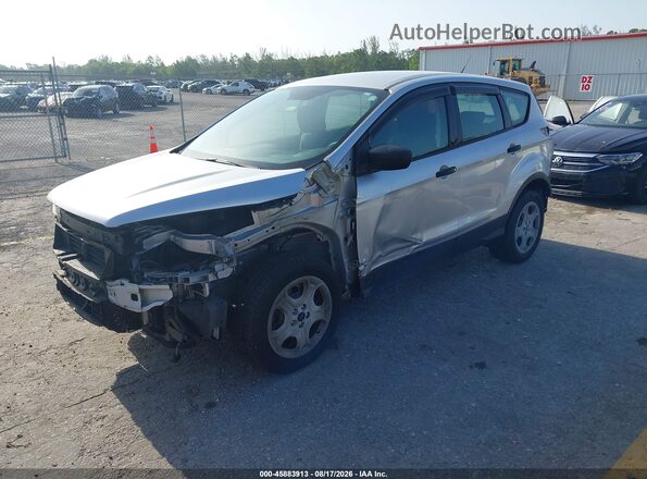 1FMCU0F7XHUC37357 2017 FORD ESCAPE Silver Vista tres cuartos delantera izquierda
