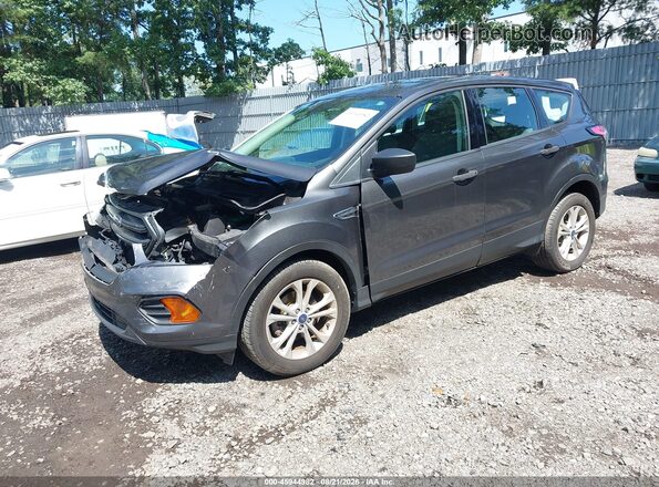 1FMCU0F7XHUD60138 2017 FORD ESCAPE Черный Передняя левая четверть