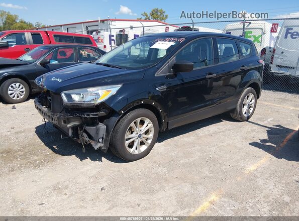 1FMCU0F7XHUD92247 2017 FORD ESCAPE Черный Передняя левая четверть