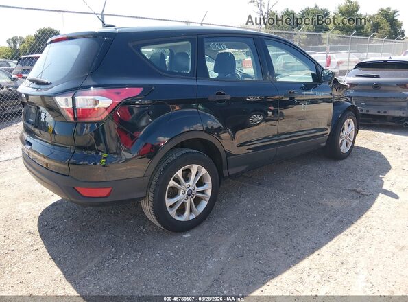 1FMCU0F7XHUD92247 2017 FORD ESCAPE Черный Задняя правая четверть