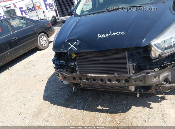 1FMCU0F7XHUD92247 2017 FORD ESCAPE Черный Вид задней части салона
